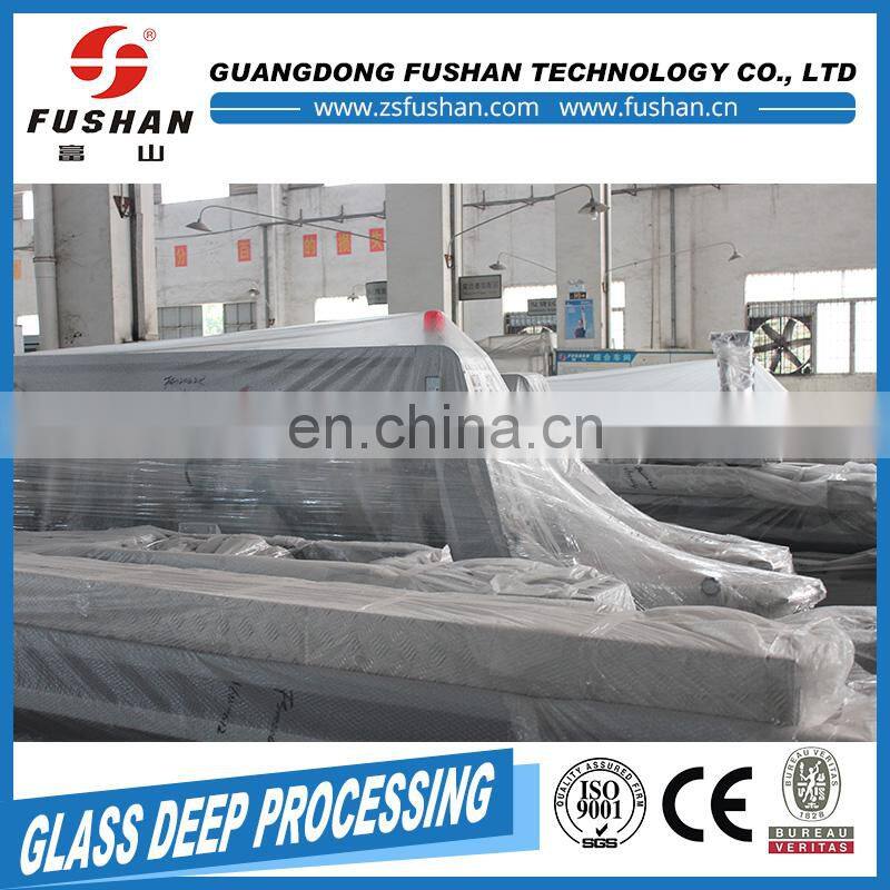 Promotional lass double edging and polishing line with low price