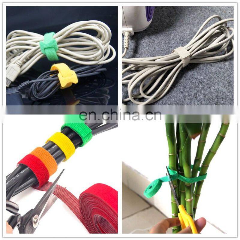 Double sided hook and loop straps garden namagement plant ties