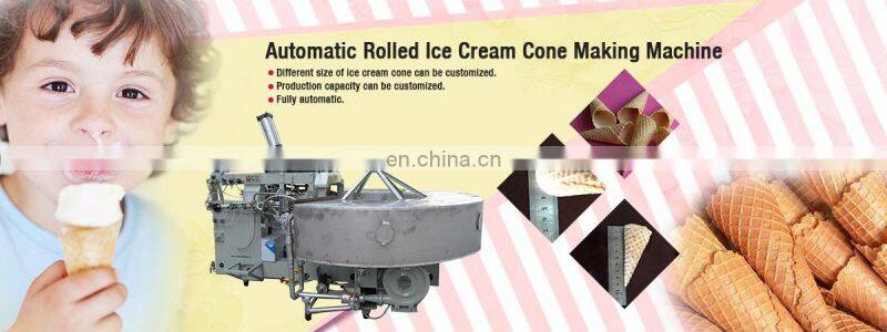 Automatic Baking Rolled Sugar Cone Making Machine Ice Cream Cone Production Line