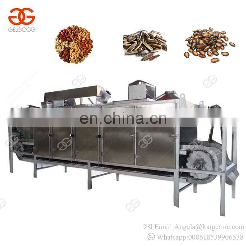 Widely Used Cashew Nut Macadamia Sesame Sunflower Seeds Roasting Processing Machinery Peanut Cacao Bean Roaster Machine