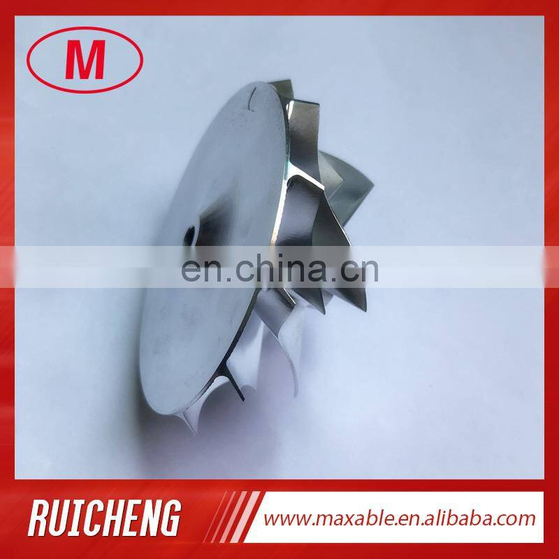 TD05H 20G upgrade reverse 56.58/73.04mm 6+6 blades tapered tip angle:30 Turbo Billet/milling/aluminum 2618 compressor wheel