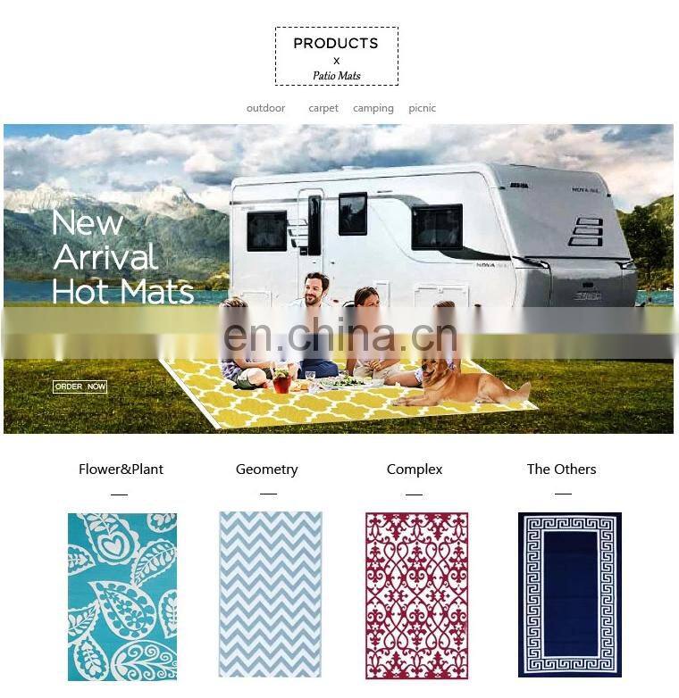 plastic (pp) foldable straw beach mat with inflatable pillow