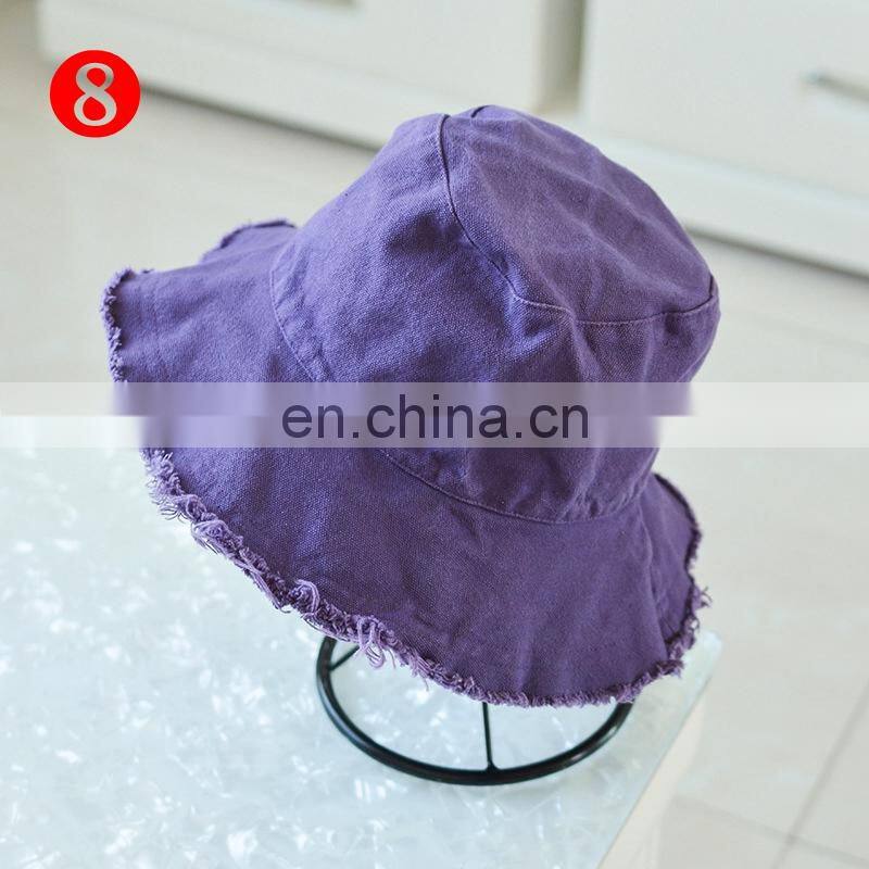Fisherman's Hat For Women Fashion Solid Color Vacation Hat Girl Soft Bucket Hats Sun Bucket Hat Hip Hop Gorros