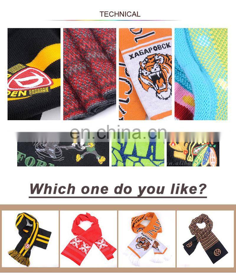 OEM Service custom printed fabric wholesale winter scarf