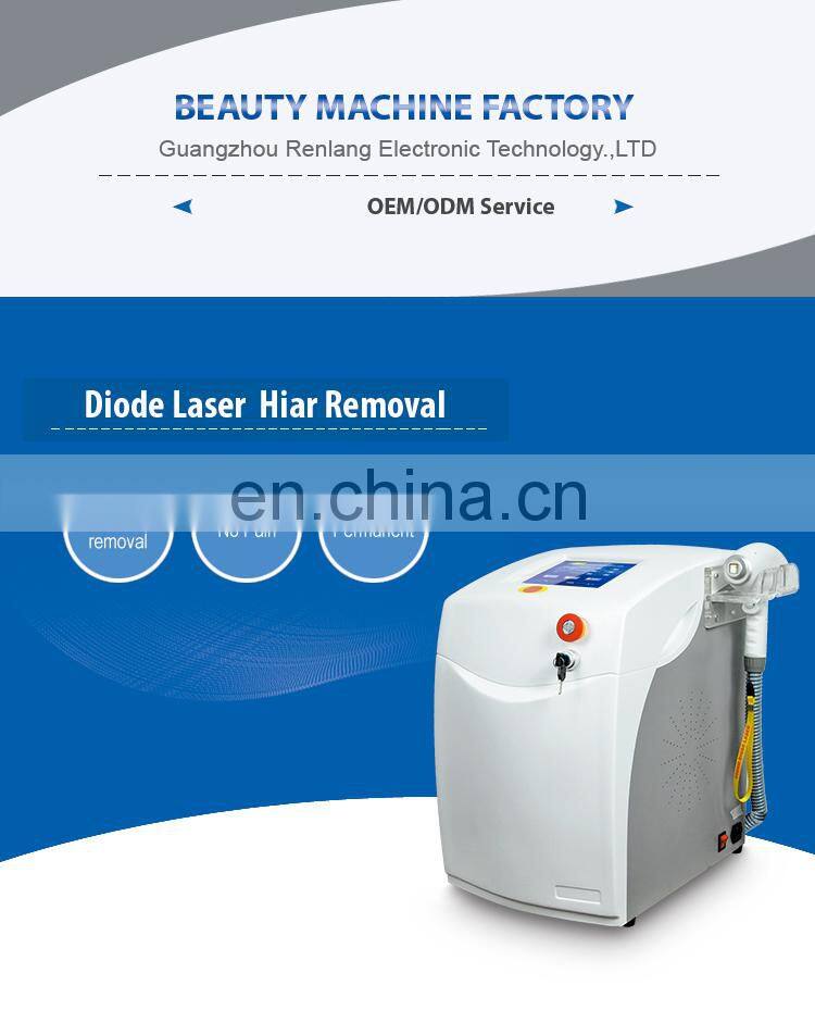 Professional 808nm diode definitive depilation laser hair removal