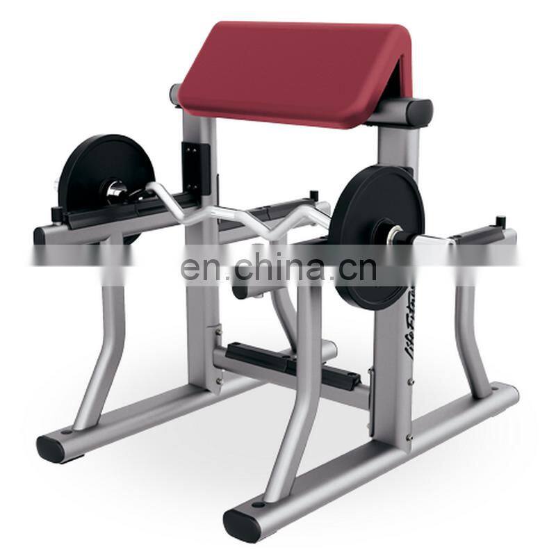 Commercial fitness gym equipment biceps exercise PREACHER BENCH TW67