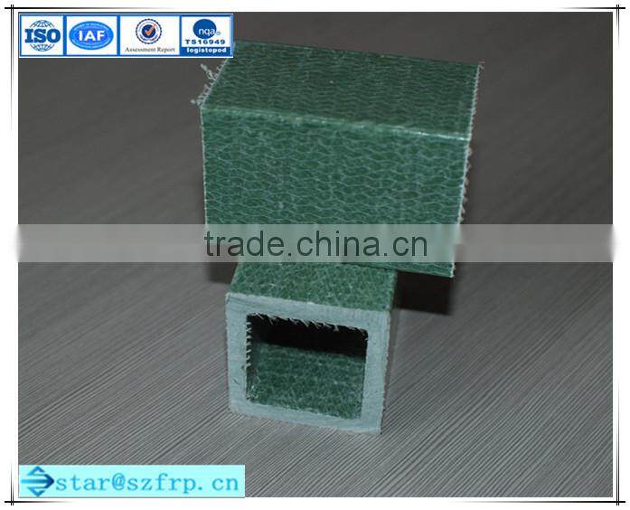 FRP/GRP/glass fiber reinforced plastics channel/frp square tube
