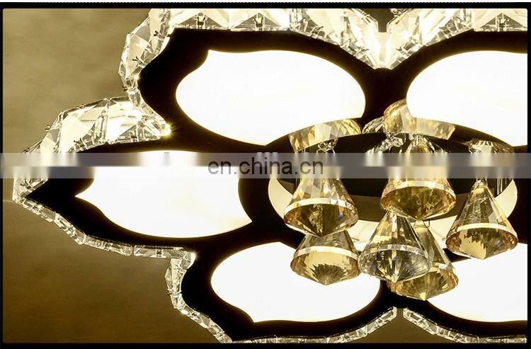 modern minimalist LED K9 Crystal ceiling Lights living room light Fixtures