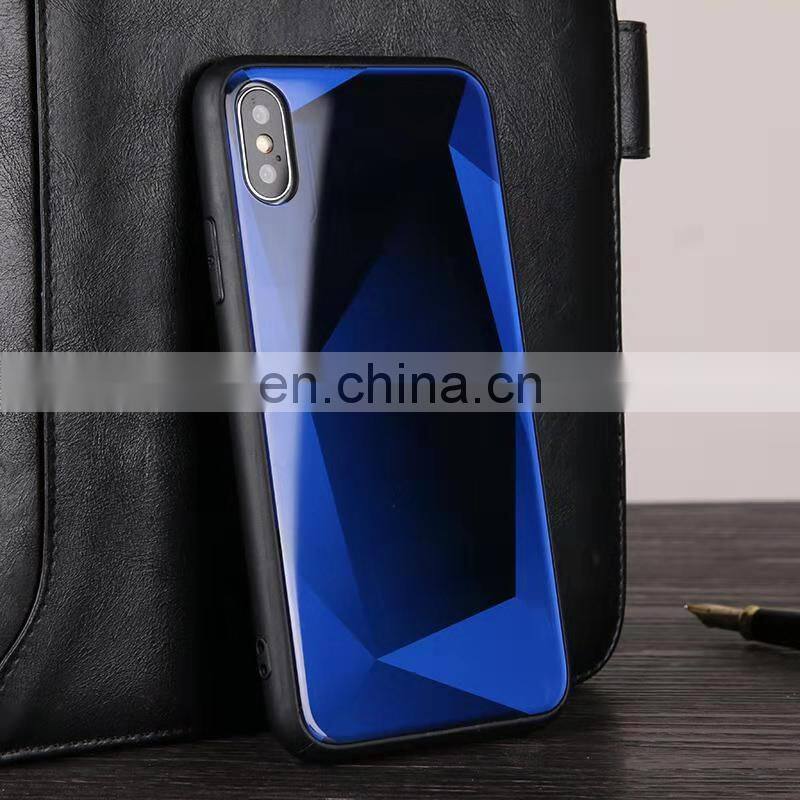Custom Blu Cell Phone Cases For iphone X 7 8 plus Glass Phone Case