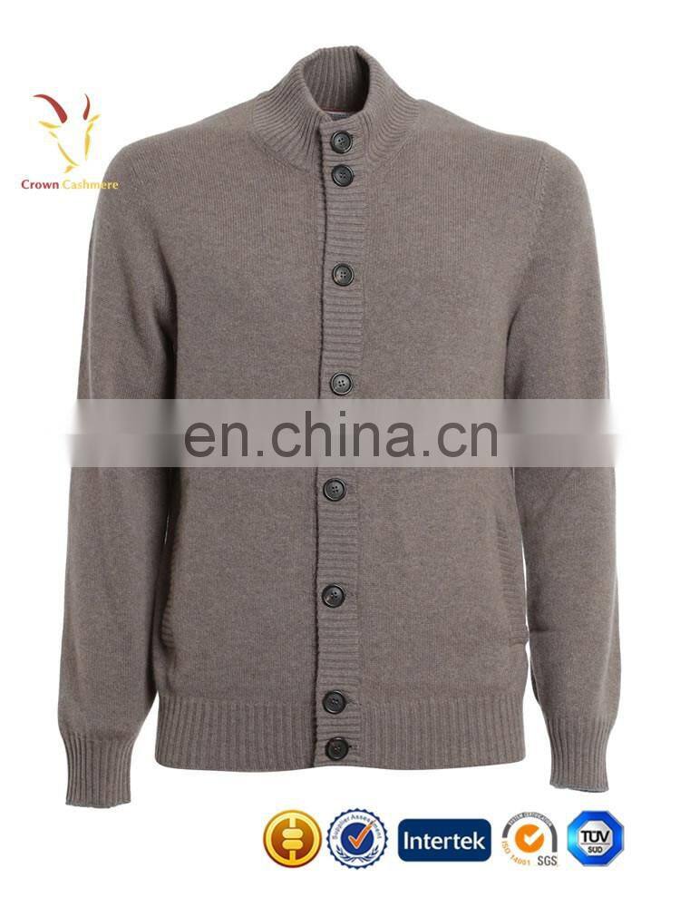 mock turtleneck Cardigan Winter,Wool Chunky Cardigan For Men