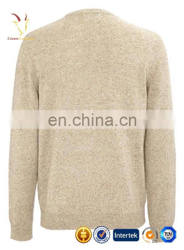 crewneck 100%cashmere sweater for men