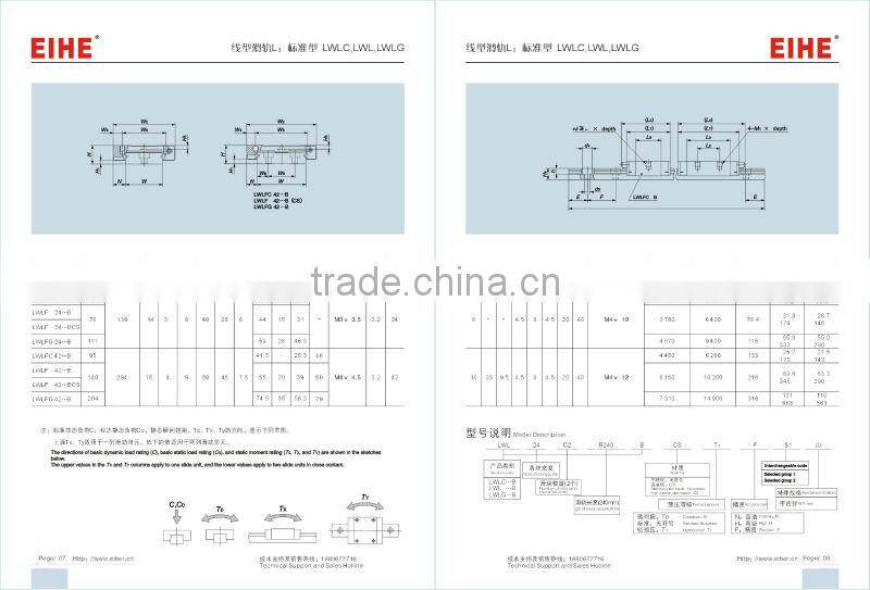 EIHE 24B linear guide rail