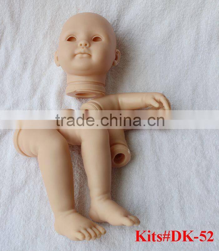 Best quality soft Vinyl Reborn Baby Toddler Doll Kits Accessories