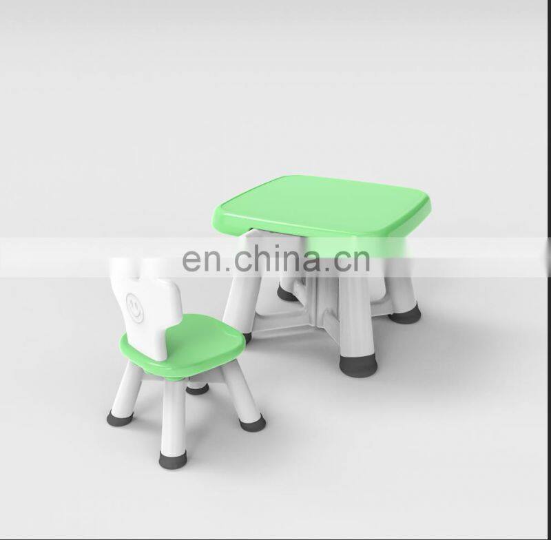 New Kindergarten Plastic Table and Chair sets Lovely Colorful Children Furniture sets for Kids