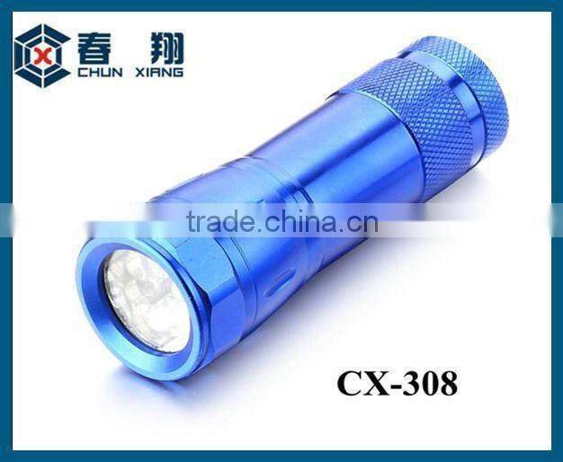 hand portable aluminum 6 led torch light
