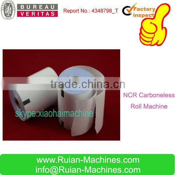 2ply thermal paper slitting and rewinding machine