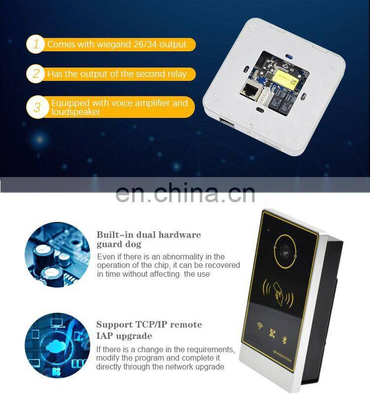 NFC High Quality Wiegand 26/34 TCP/IP QR Code Wireless Access Control Card Reader