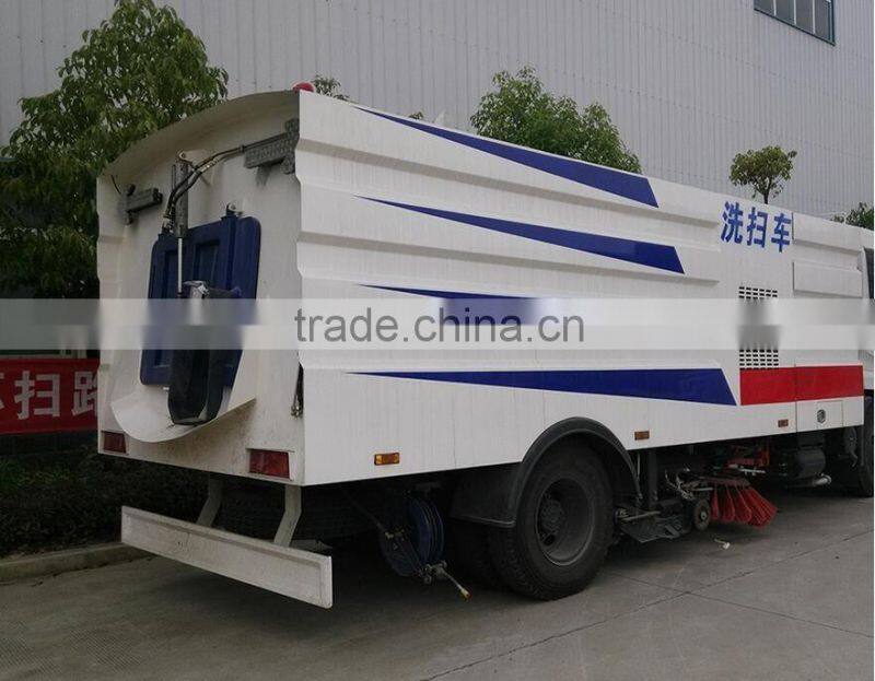 New Dustbin Street Sweeper Truck 10000Liters Cleaning Vehicle,Road Sweeper Machine With Snowing Cleaning Equipment