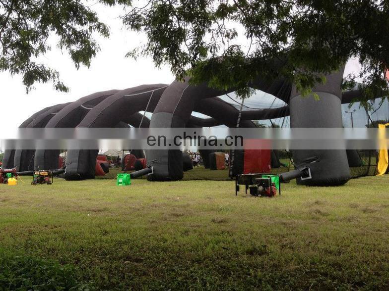 Hot Selling Pvc Inflatable Tent Tarpaulin Inflatable Paintball Netting Field Tent Paintball Arena Tent