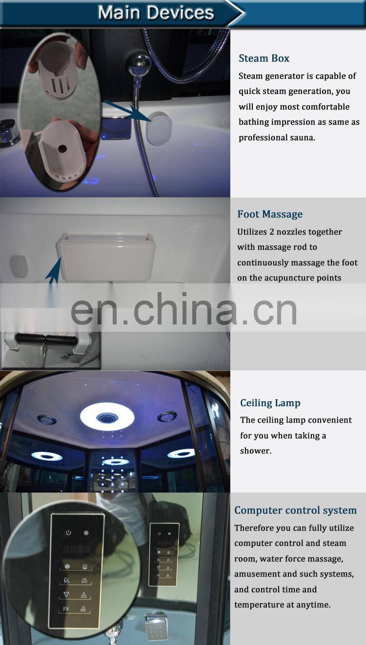 prefab double steam shower/steam shower