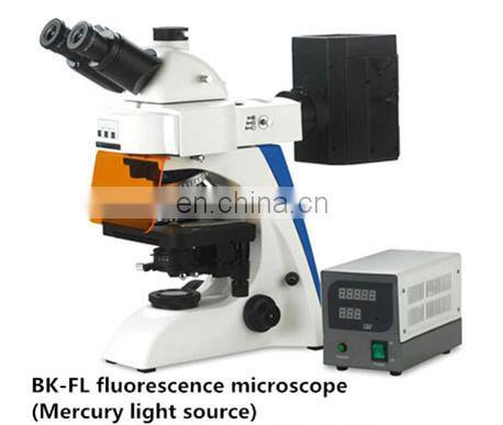 CE Approved Mercury Lamp Lab Digital Fluorescence Microscope for Lab Use