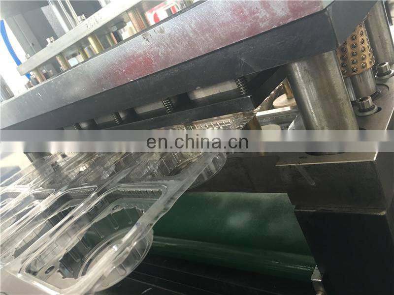 PCL420 Automatic plastic dissert blister tray vacuum forming machine, cold hot drink cup lid cover thermoforming equipment