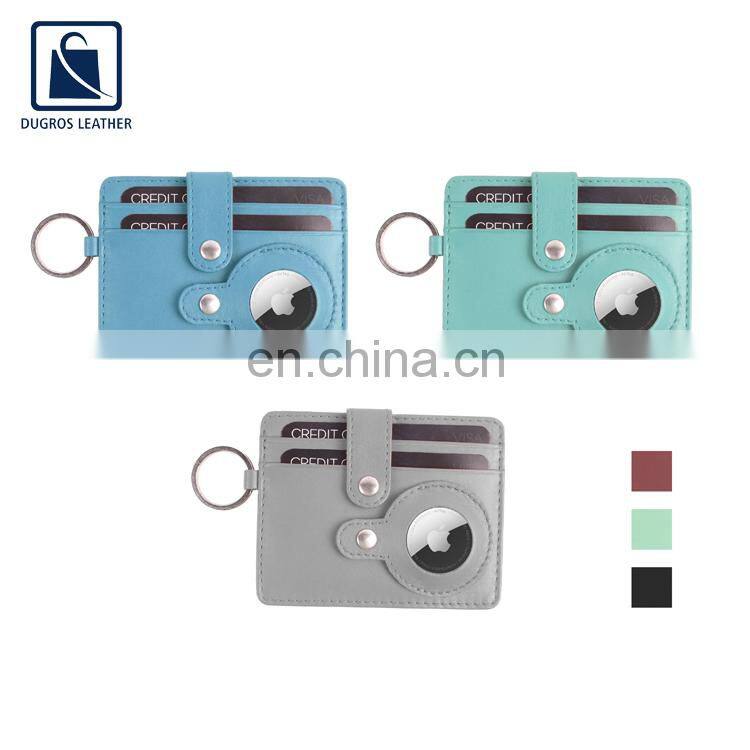 Exclusive Range of Premium Quality Nickle Fitting Fashionable Chairman Lining Genuine Leather Airtag Key Chain from India