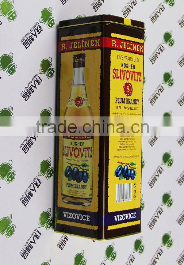 Wine box metal box tinplate can
