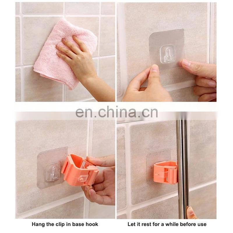 Wall Mounted Mop Organizer Holder Brush Broom Hanger Home Storage Rack Bathroom accessories