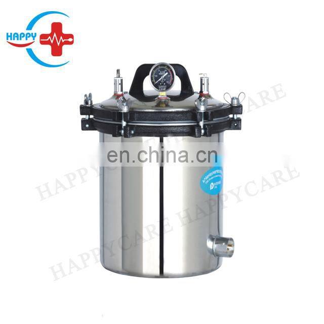 HC-O001 Medical laboratory 18L or 24L Portable autoclave sterilizer with competitive price