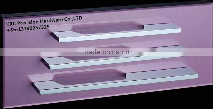 Aluminum Black Door Handle For Wooden Cabinet Door