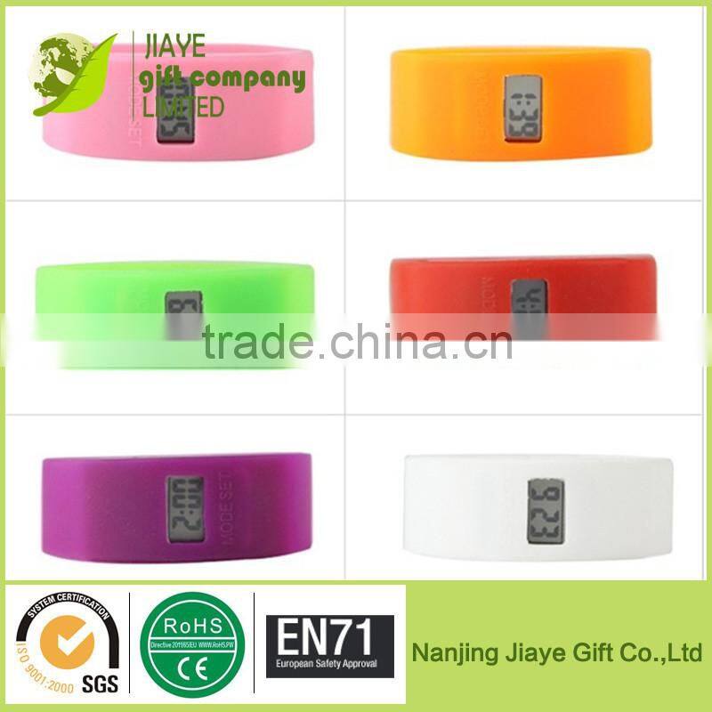 Silicone Digital Watch/Waterproof Silicone Bracelet Watch