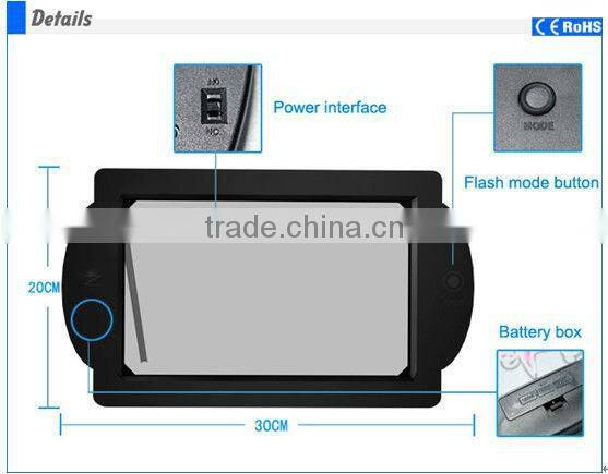 Acrylic sheet and various color LED Drawing screen for children