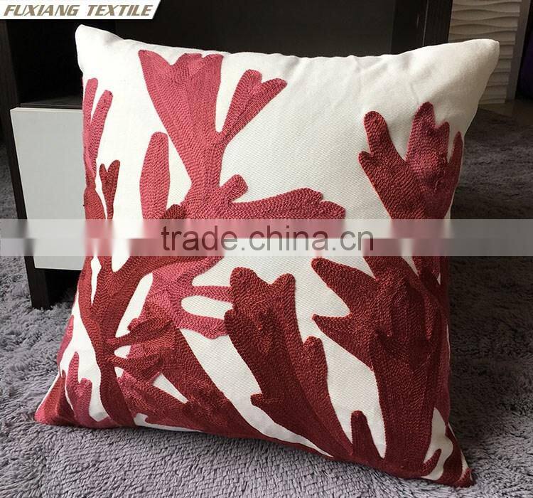 Towel Embroidery Cushion Wholesale Decorative Pillow covers Back Chair Covers
