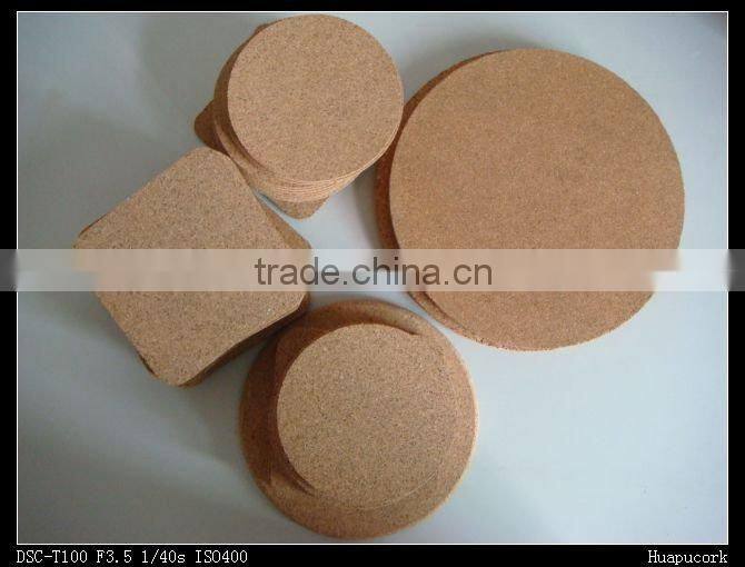 Fashionable nice unique Cork Coaster With Ceramic