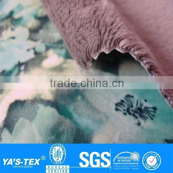 Short velvet fabric,Short-pile velou fabric bonded fleece fabric