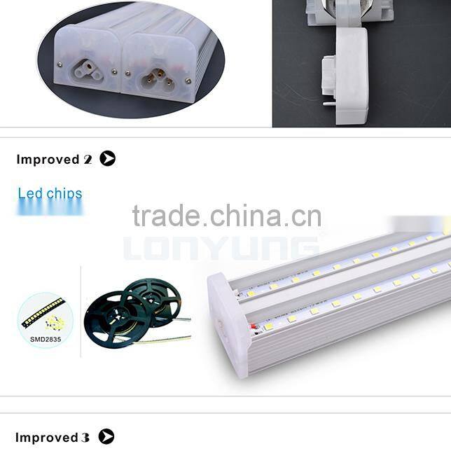 Canada UL T5 Double LED Tube 4ft 5ft 6ft t5 55w lamp 2400mm