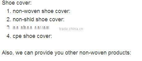 disposable PP non-skid shoe cover