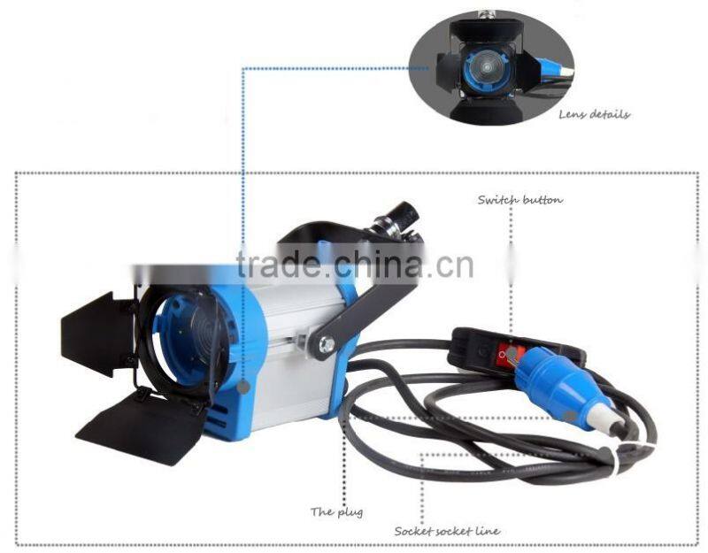 150W Fresnel Tungsten Light Spotlight +free bulb studio film lighting
