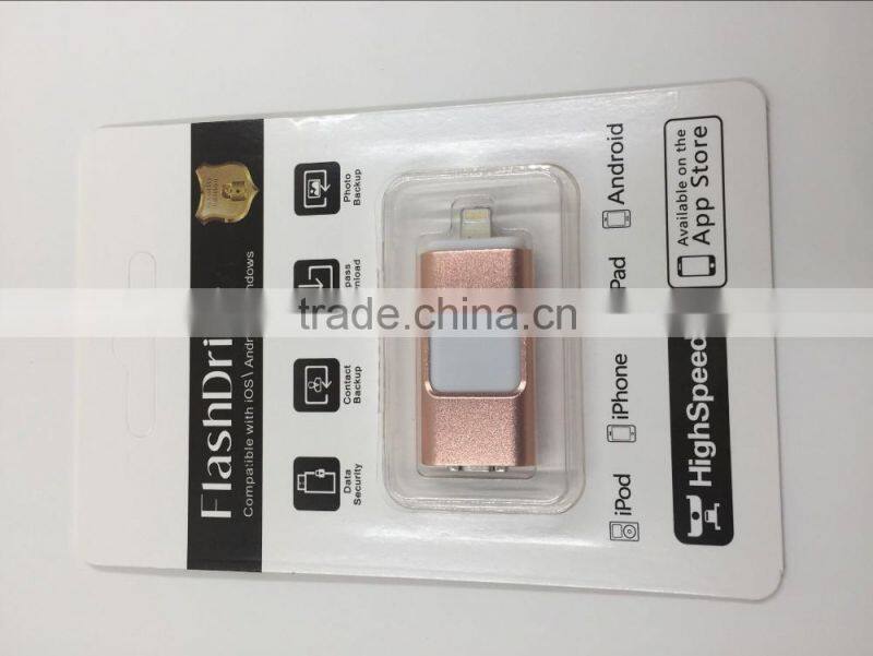 Smartphone otg flash drive 3 in 1 32gb