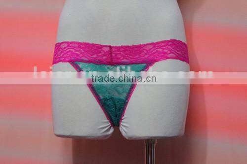 sexy cheap open crotch lace panties disposable underwear / disposable ladies panties models