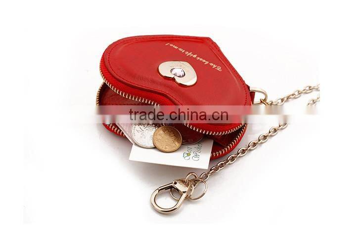 2016 lovely mini Keychain Key Holder Bag coins purse case bag