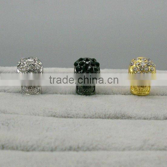 P0831 Crystal Pave Ball Earphone Jack Dust Plug,Phone Charm