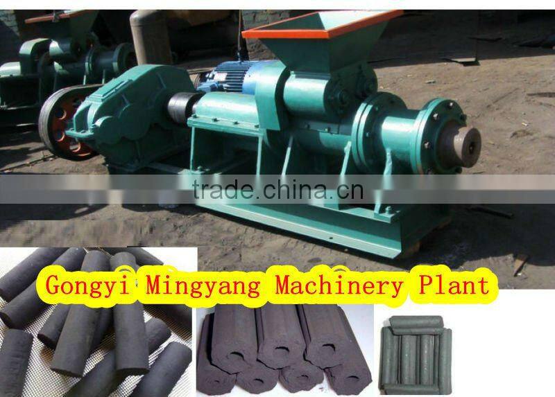 New Design high pressure bar shape BBQ charcoal briquetting machine for charcoal dust