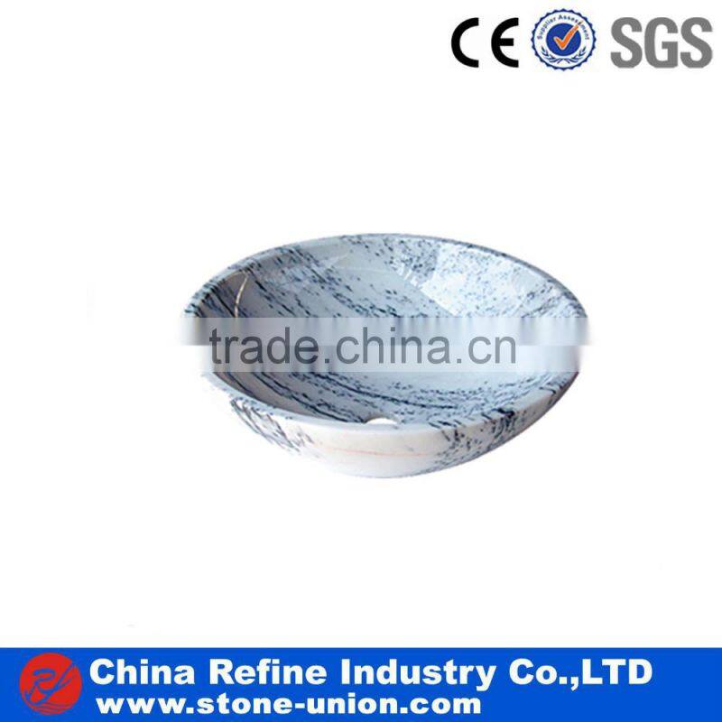 Modern style WC washing basin round sink