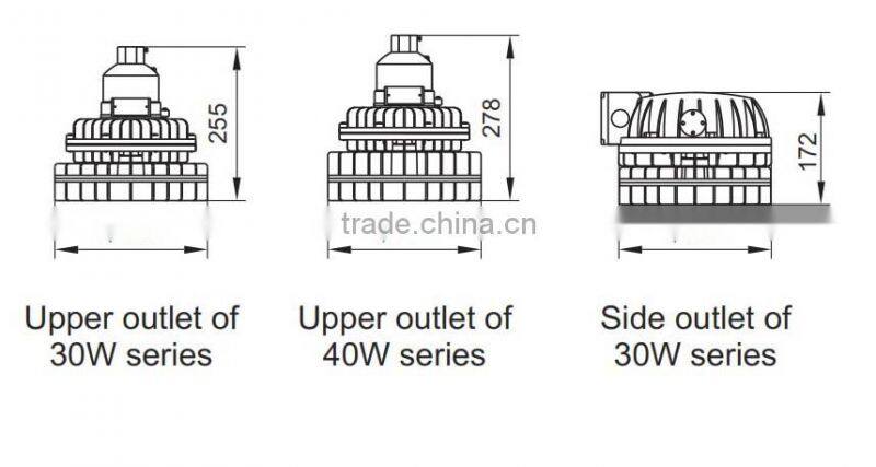 100w industrial led high bay light fixtures for Hazardous Location