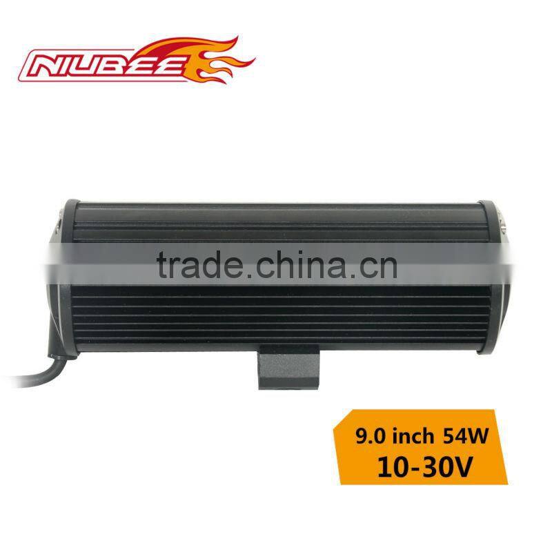 high quality!!54w car led driving light bar 9 inch