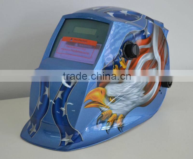Solar Power Auto-Darkening Welding Helmet with Decals 9-13
