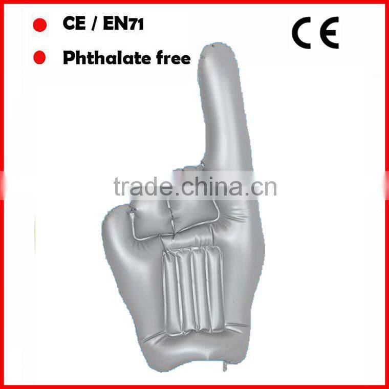 five finger inflatable hand/one finger inflatable hand/cheap inflatable hand