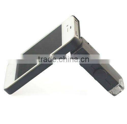 100 X Mini LED Microscope for Apple iPhone 4 4S with Protector Case Micro Camera Lens